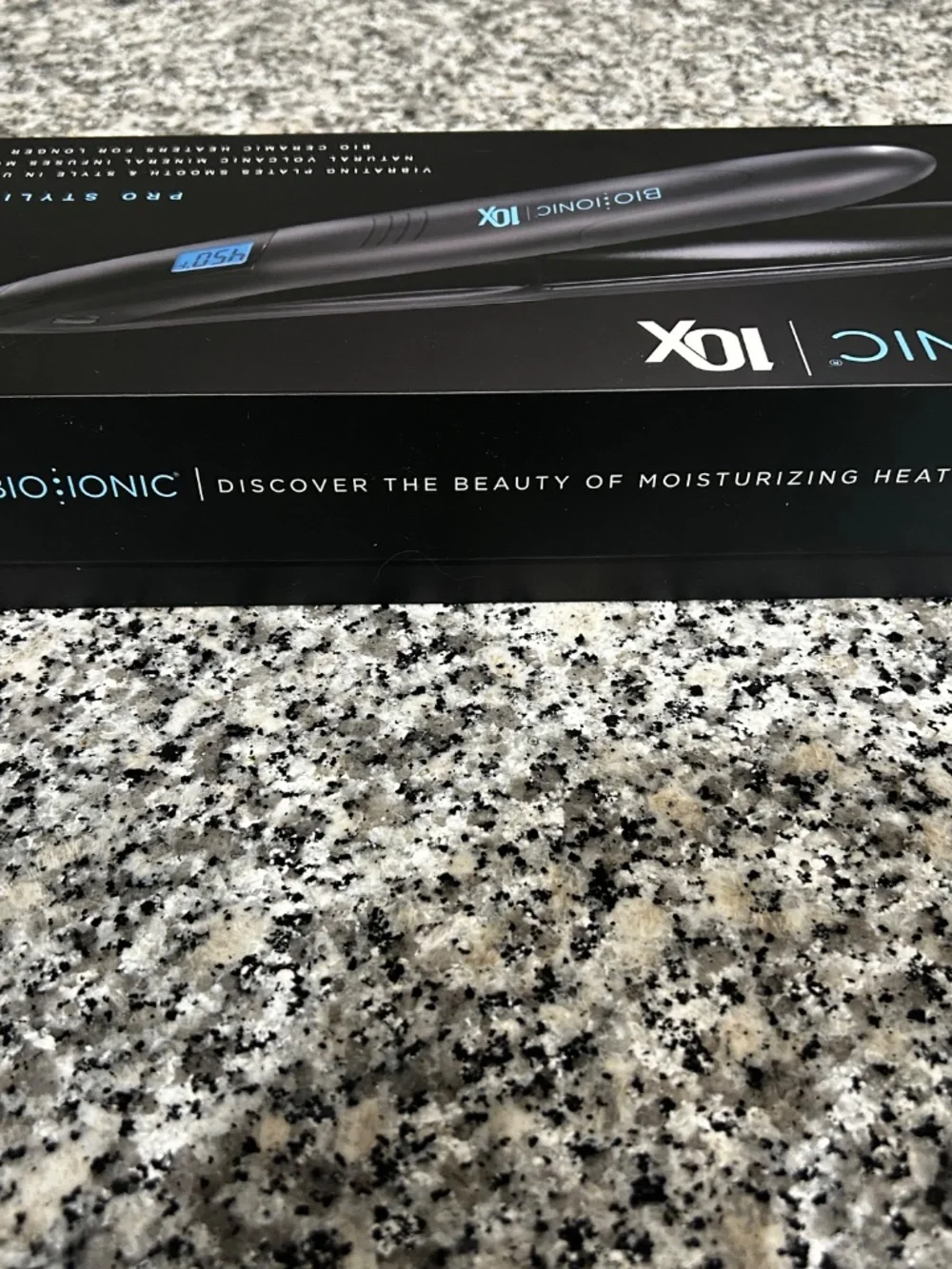 Bio Ionic 10x Pro Styling Iron 1” Nano Ionic - with vibrating plates - Brand New - Picture 3 of 8